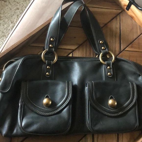 Marc Jacobs Emerald Leather Satchel Handbag - Picture 3 of 6